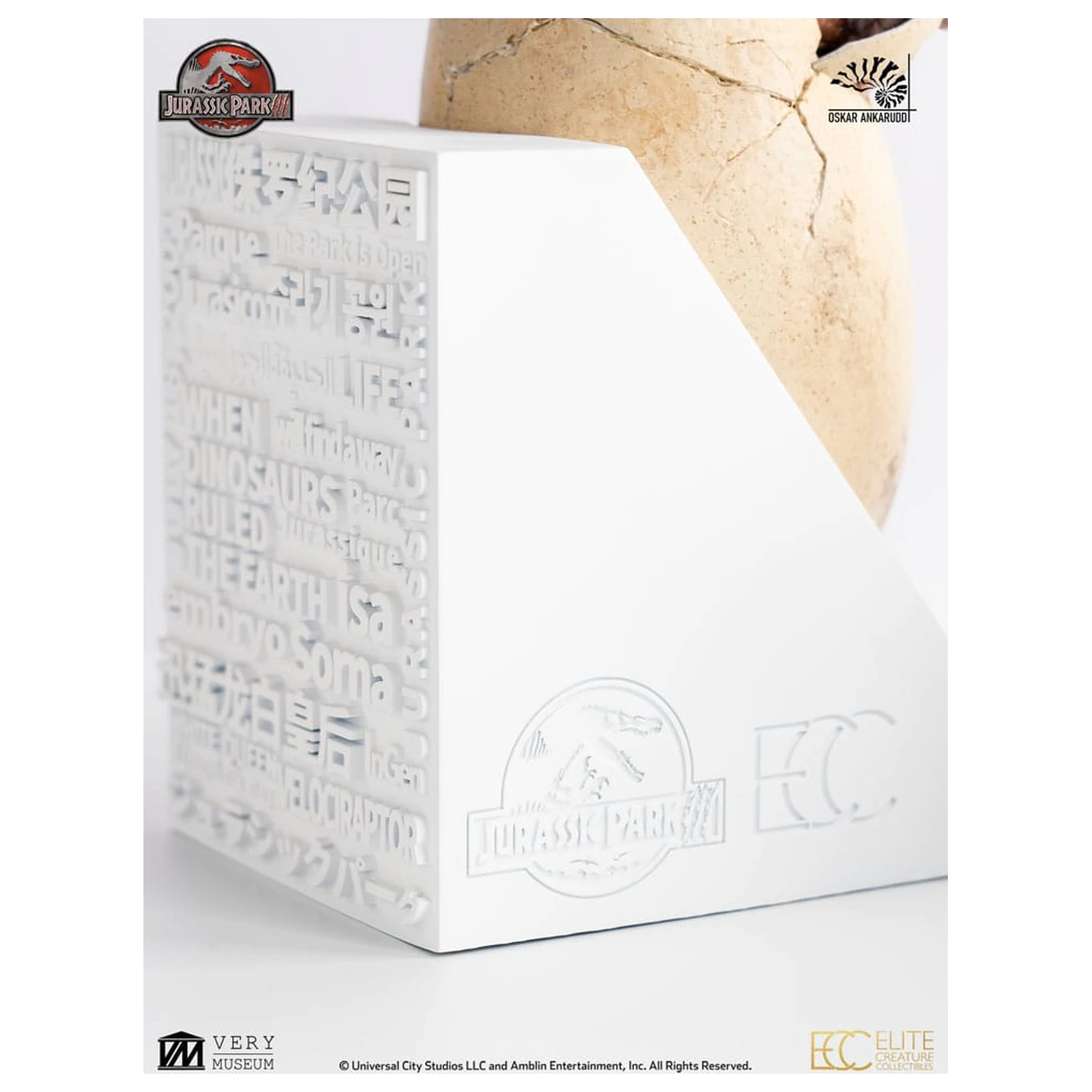 Jurassic Park III ECC Elite Creature Line socha White Queen liahnuce sa vajce 13 cm produktová fotografia