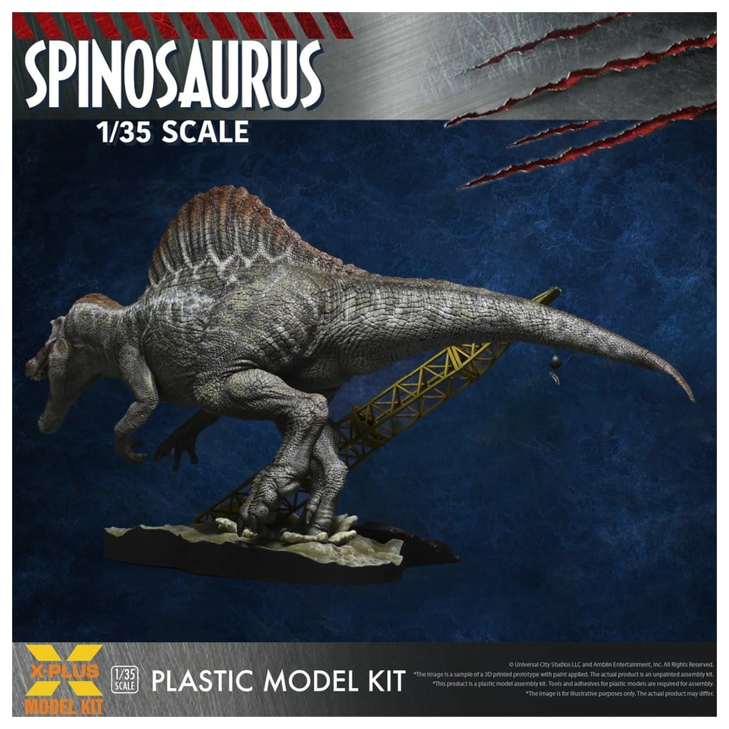 Jurassic Park III plastový model 1/35 Spinosaurus 19 cm (Reprodukcia) produktová fotografia