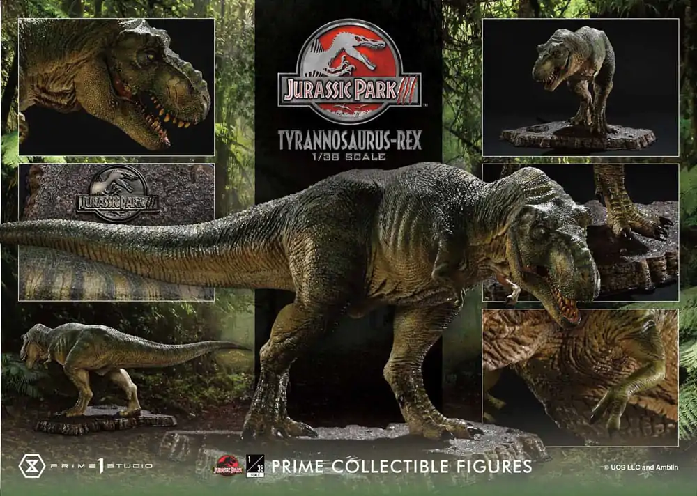 Jurassic Park III Prime Collectibles socha 1/38 T-Rex 17 cm termékfotó