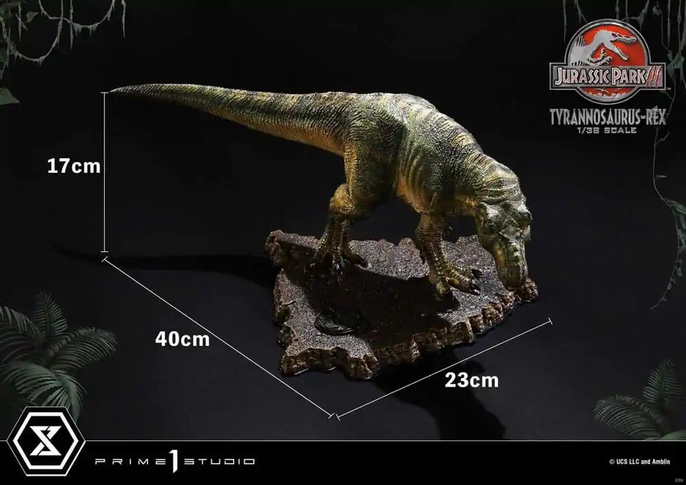 Jurassic Park III Prime Collectibles socha 1/38 T-Rex 17 cm termékfotó