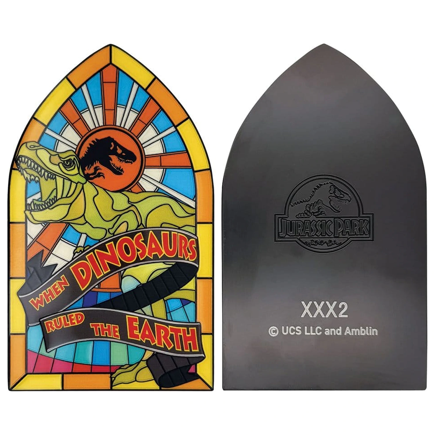 Jurassic Park Ingot Stained Glass Style Kov 11 cm produktová fotografia