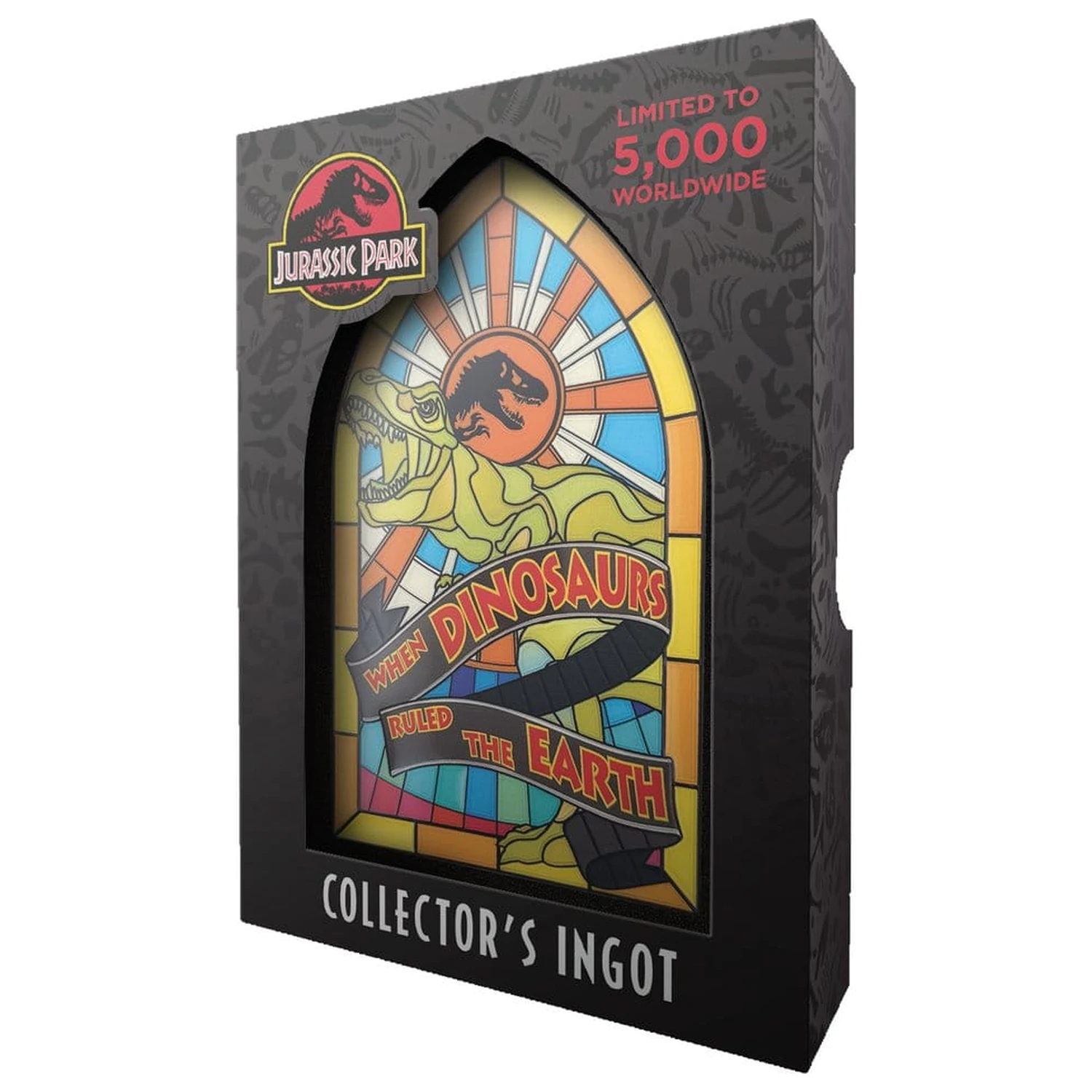 Jurassic Park Ingot Stained Glass Style Kov 11 cm produktová fotografia