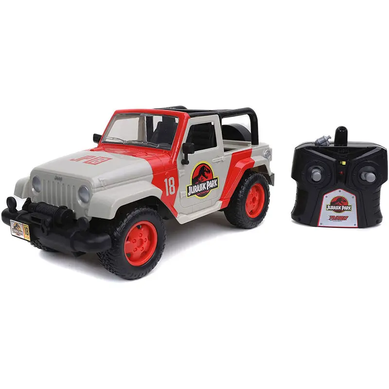 Jurassic Park Jeep Wrangler auto na rádiové ovládanie produktová fotografia
