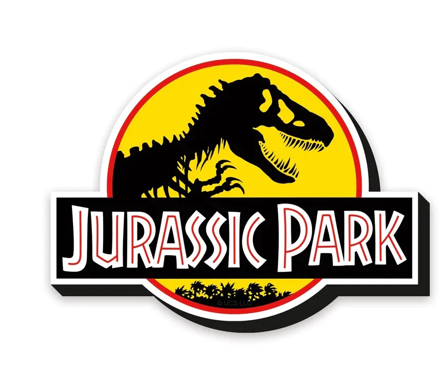 JURASSIC PARK Logo Hrubý Magnet produktová fotografia