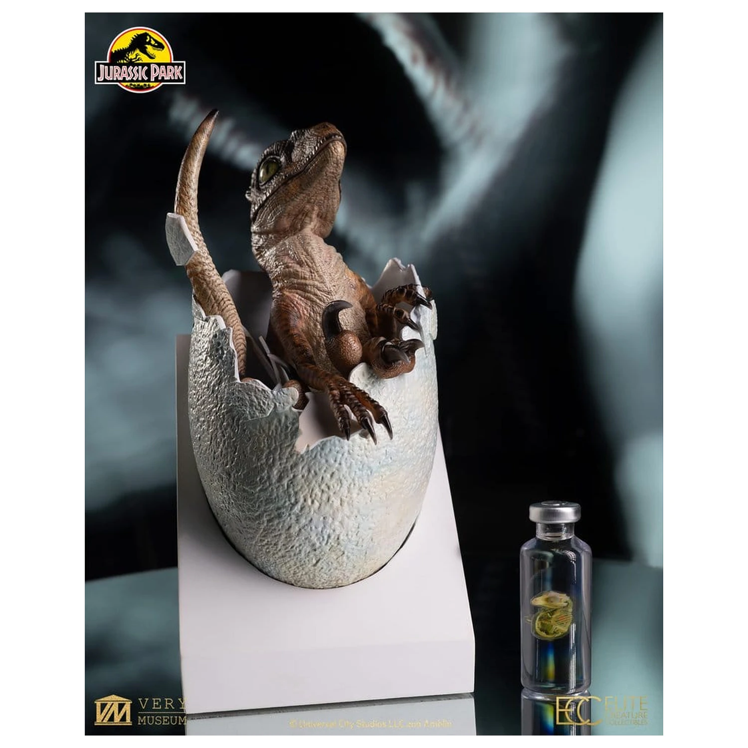 Jurassic Park Replika bysty Velociraptor Vyliahnuté vajce 24 cm produktová fotografia