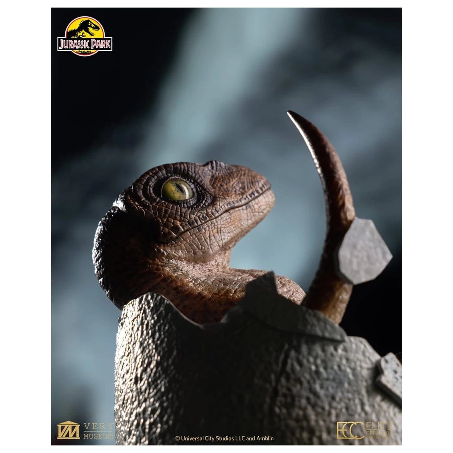 Jurassic Park Replika bysty Velociraptor Vyliahnuté vajce 24 cm produktová fotografia