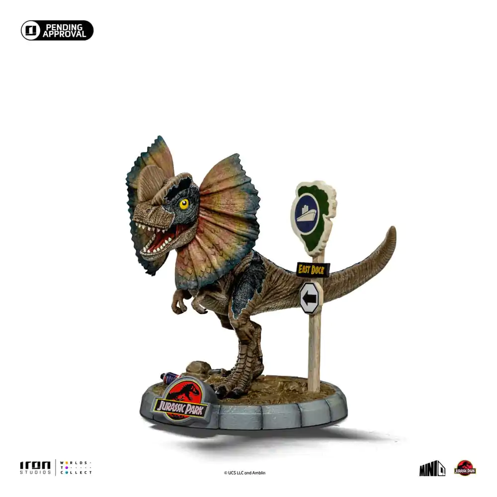 Jurassic Park Mini Co. PVC Soška Dilophosaurus 12 cm termékfotó