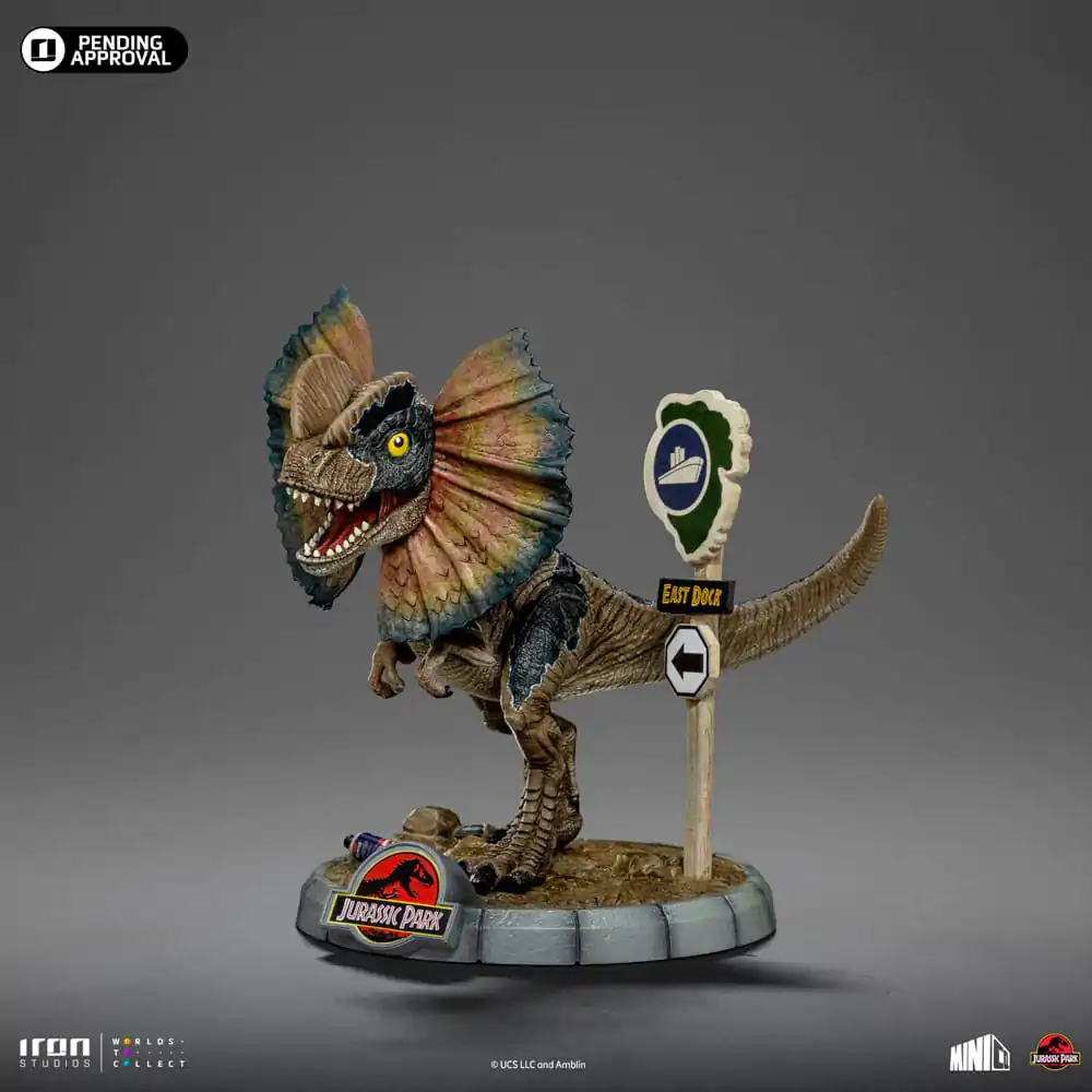 Jurassic Park Mini Co. PVC Soška Dilophosaurus 12 cm termékfotó