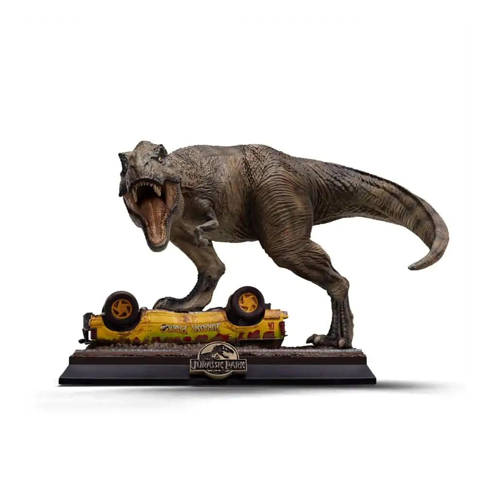 Jurassic Park Icons PVC szobor T-Rex Attack 15 cm termékfotó