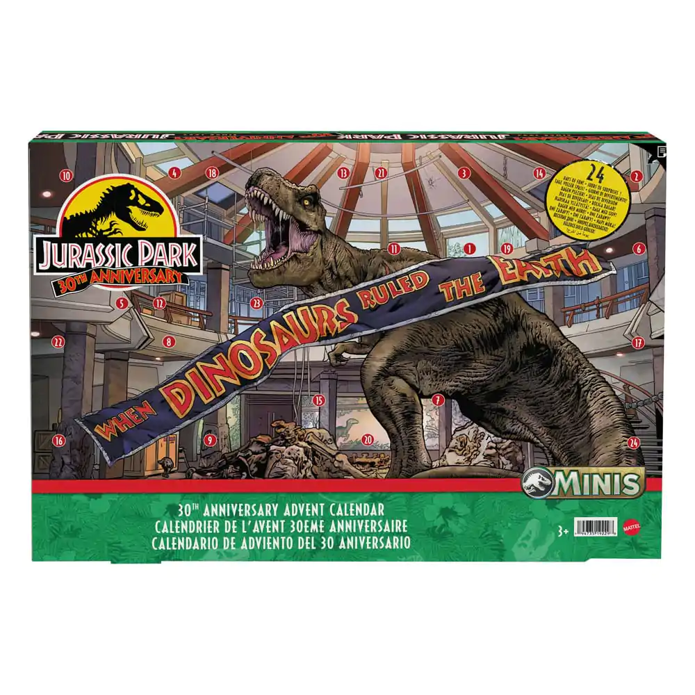 Jurassic Park Minis Adventný kalendár 30th Anniversary produktová fotografia