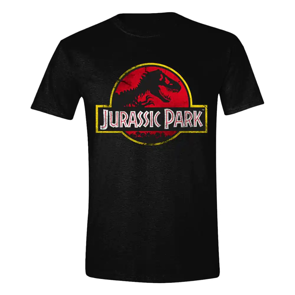 Jurassic Park T-Shirt s ošúchaným logom produktová fotografia