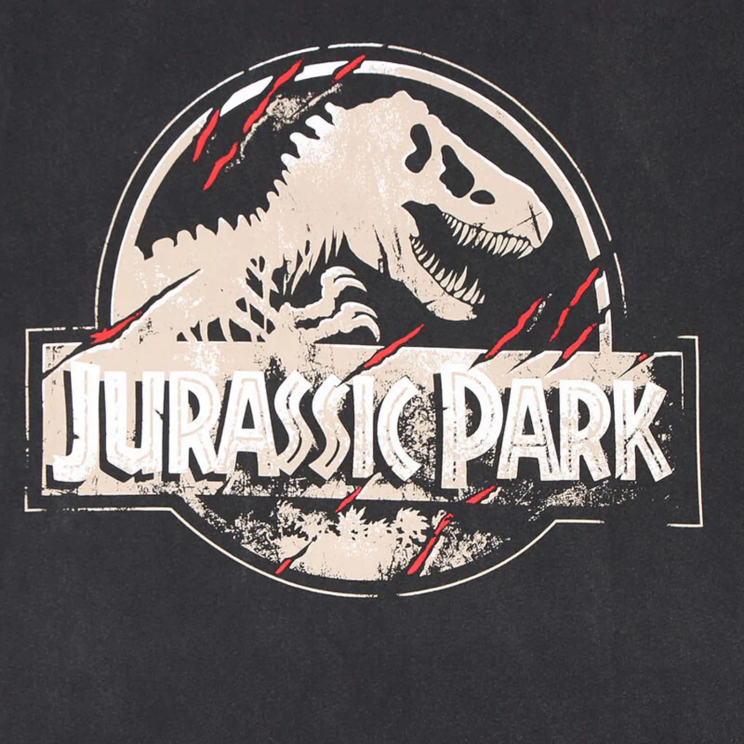 Tričko Jurassic Park Scratched Logo produktová fotografia