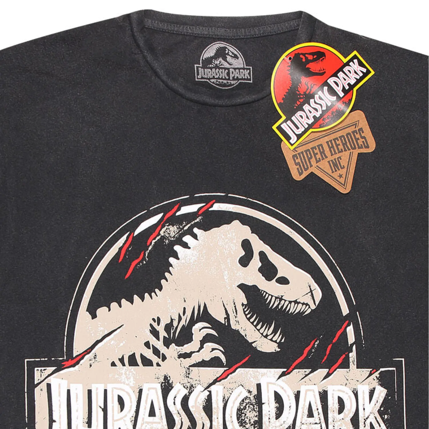 Tričko Jurassic Park Scratched Logo produktová fotografia
