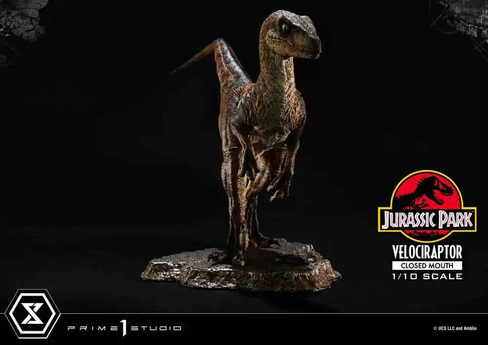 Jurassic Park Prime Collectibles Statue 1/10 Velociraptor Closed Mouth 19 cm termékfotó