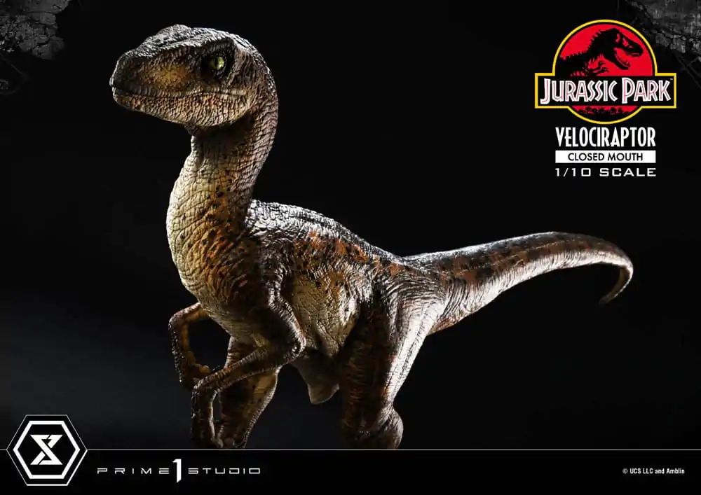 Jurassic Park Prime Collectibles Statue 1/10 Velociraptor Closed Mouth 19 cm termékfotó