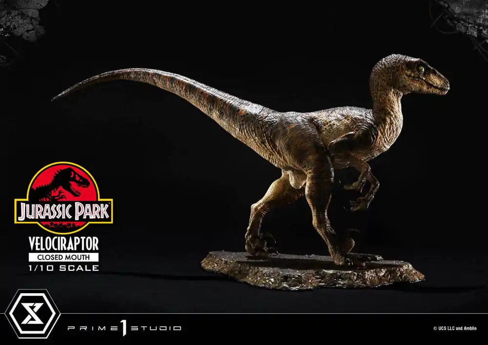 Jurassic Park Prime Collectibles Statue 1/10 Velociraptor Closed Mouth 19 cm termékfotó