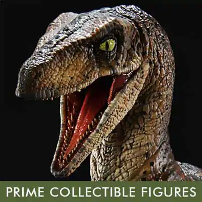 Jurassic Park Prime Collectibles Socha 1/10 Velociraptor Jump 21 cm termékfotó