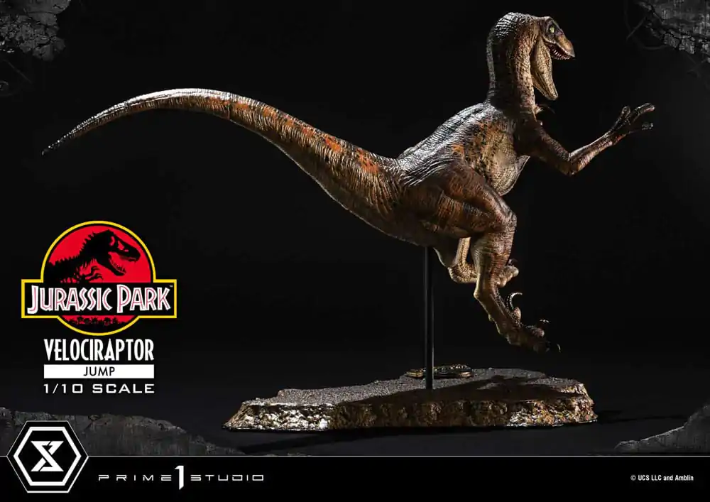 Jurassic Park Prime Collectibles Socha 1/10 Velociraptor Jump 21 cm termékfotó