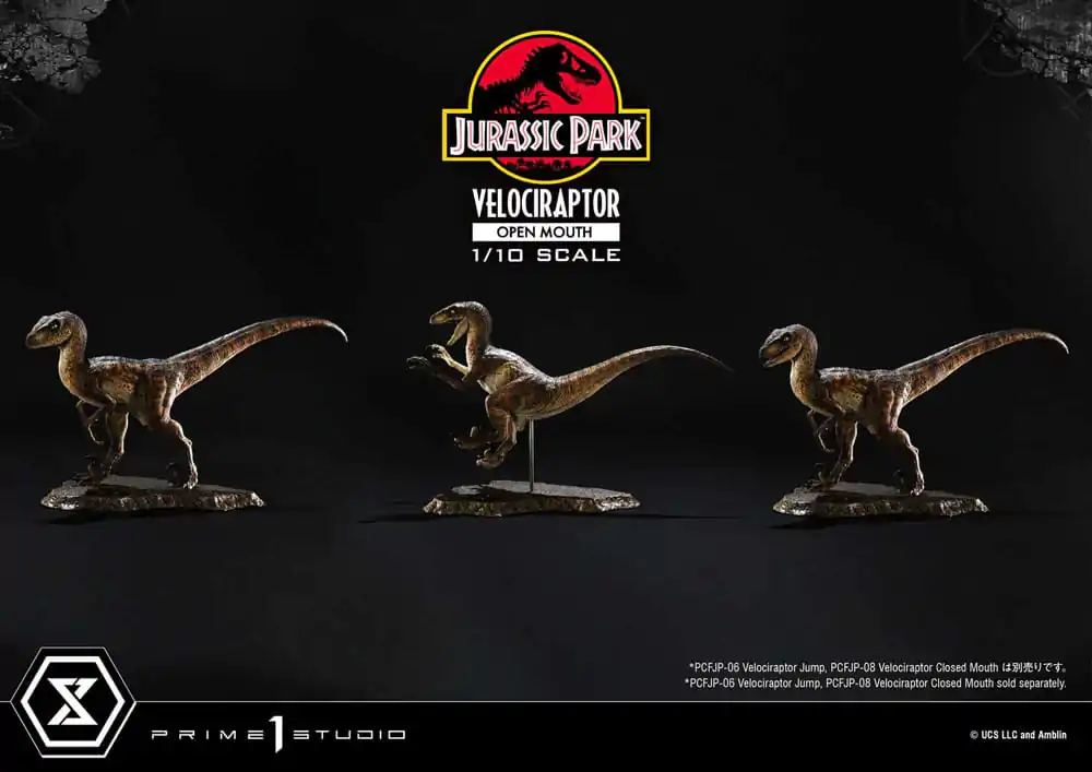 Jurassic Park Prime Collectibles štatueta 1/10 Velociraptor Open Mouth 19 cm termékfotó