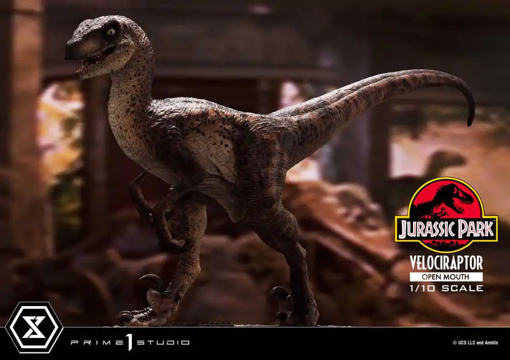 Jurassic Park Prime Collectibles štatueta 1/10 Velociraptor Open Mouth 19 cm termékfotó