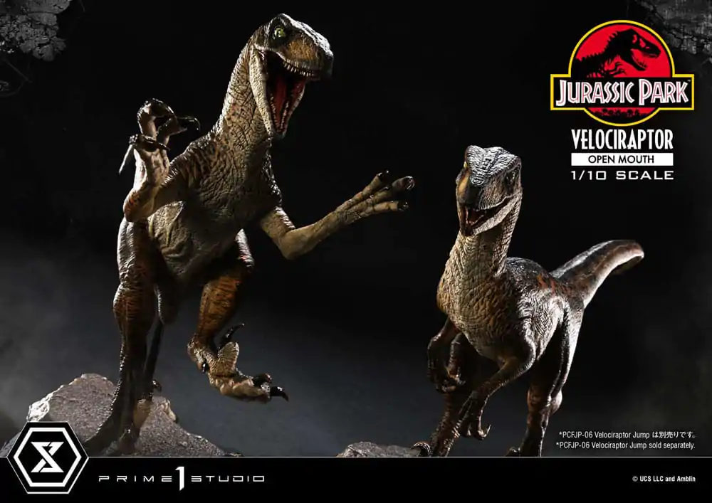 Jurassic Park Prime Collectibles štatueta 1/10 Velociraptor Open Mouth 19 cm termékfotó