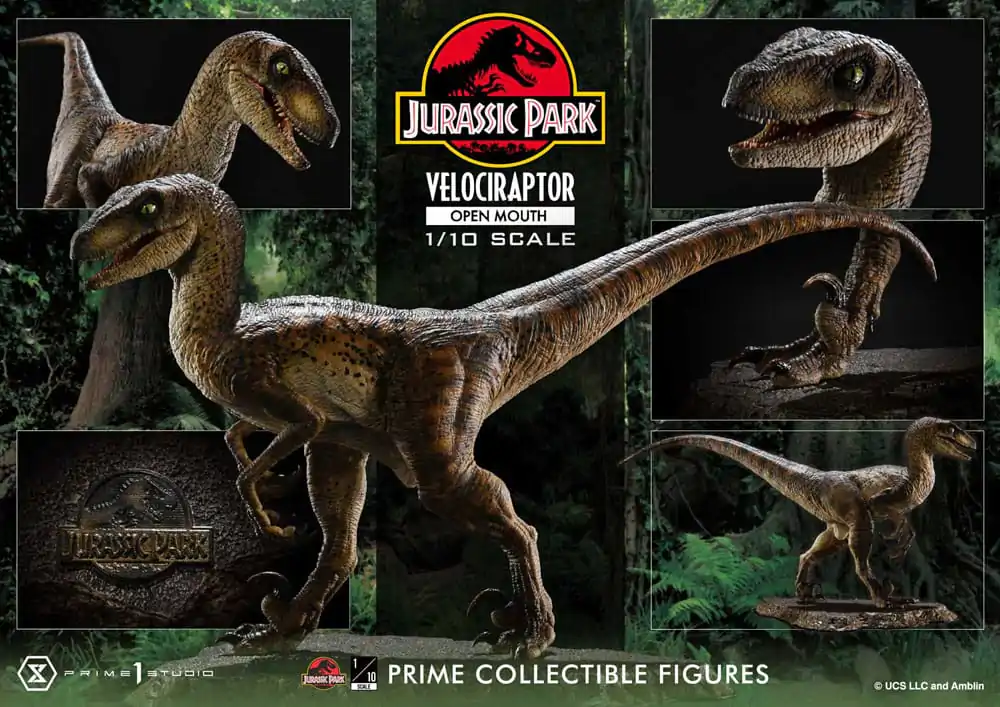 Jurassic Park Prime Collectibles štatueta 1/10 Velociraptor Open Mouth 19 cm termékfotó