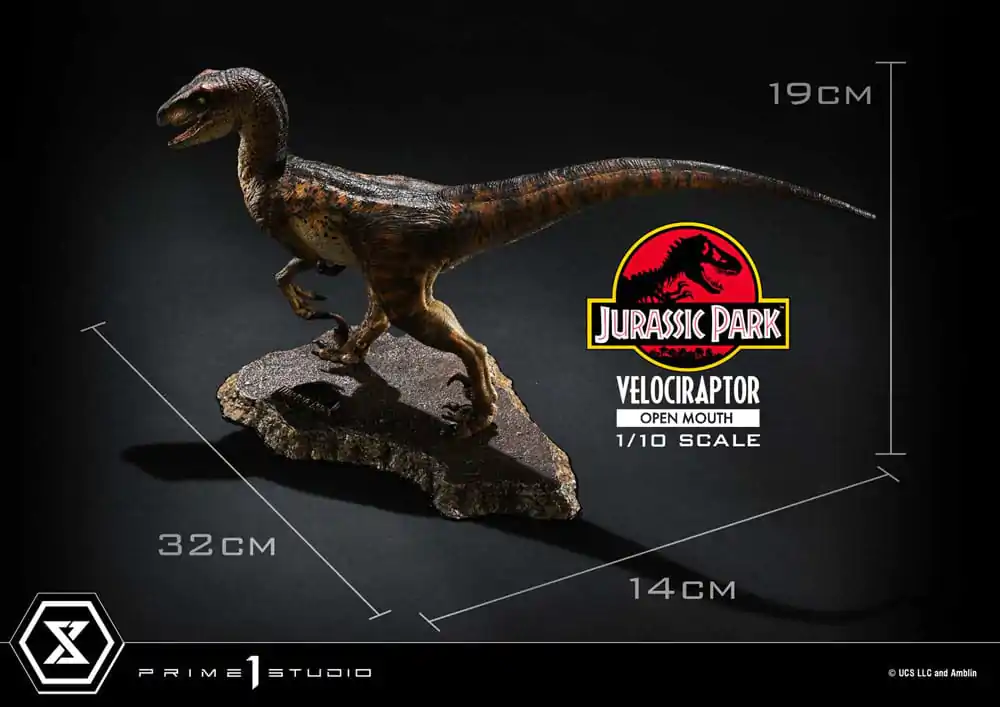 Jurassic Park Prime Collectibles štatueta 1/10 Velociraptor Open Mouth 19 cm termékfotó