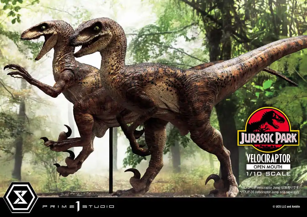 Jurassic Park Prime Collectibles štatueta 1/10 Velociraptor Open Mouth 19 cm termékfotó