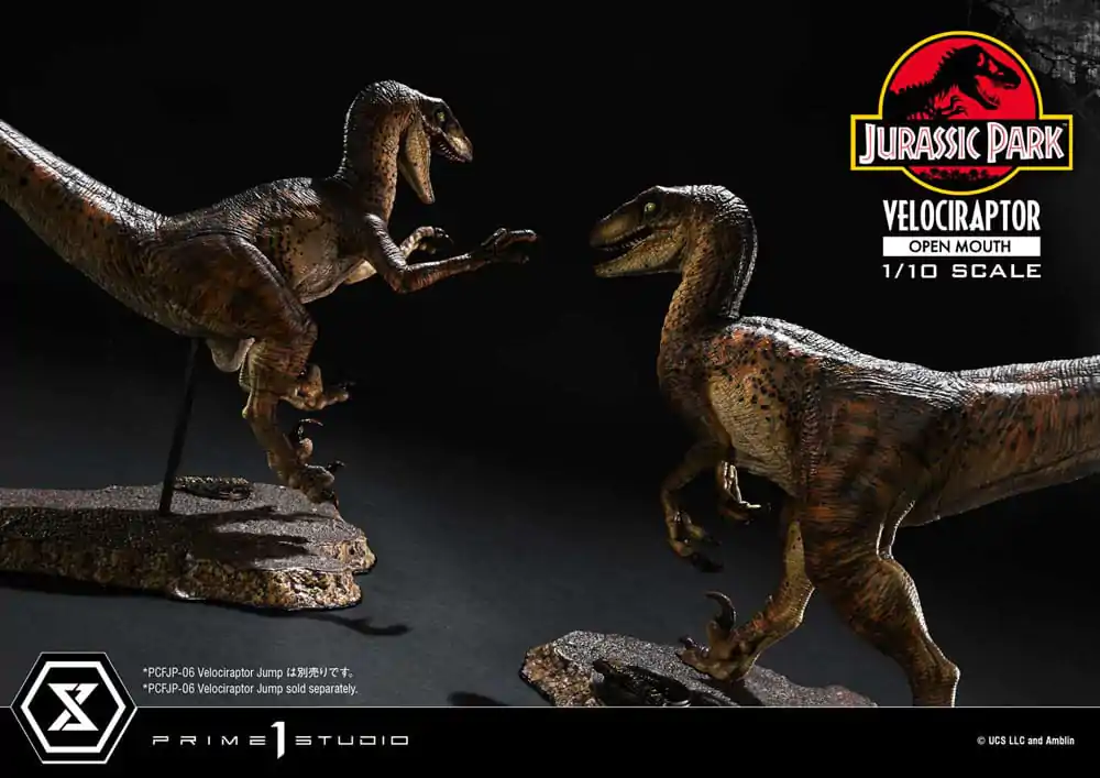 Jurassic Park Prime Collectibles štatueta 1/10 Velociraptor Open Mouth 19 cm termékfotó