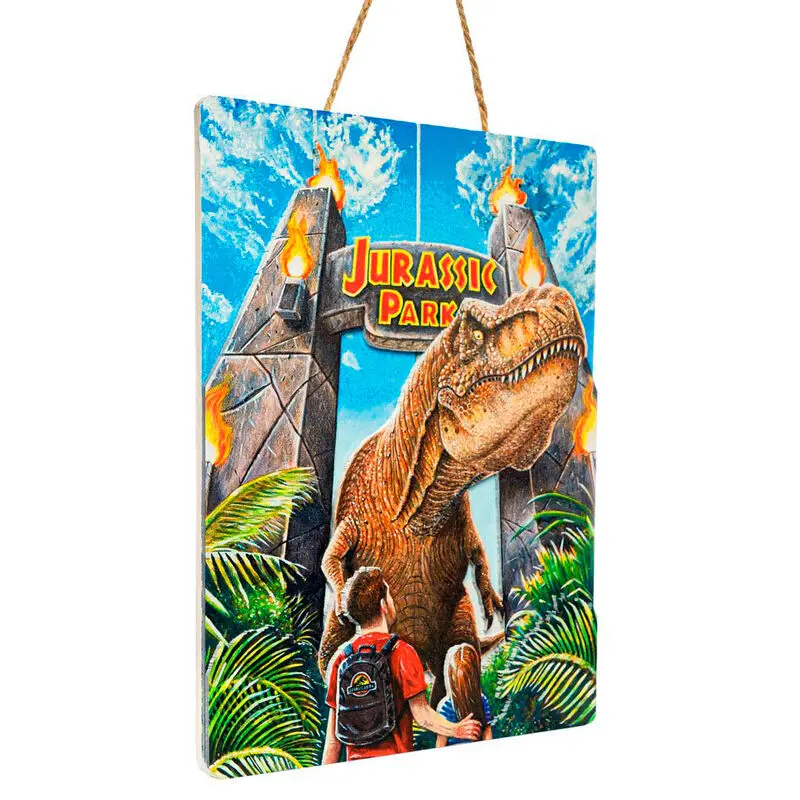 Jurassic Park WoodArts 3D drevená nástenná dekorácia Rex Attack 30 x 40 cm produktová fotografia