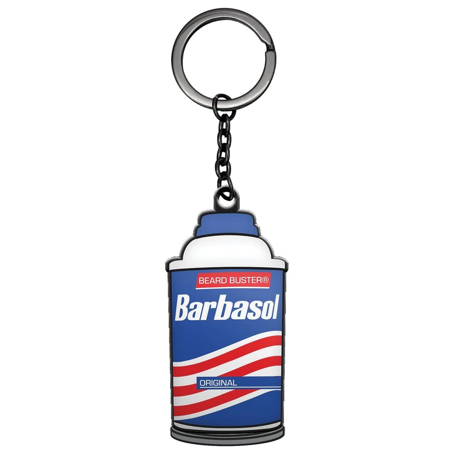 Jurassic Park kľúčenka posuvná Barbasol plechovka produktová fotografia