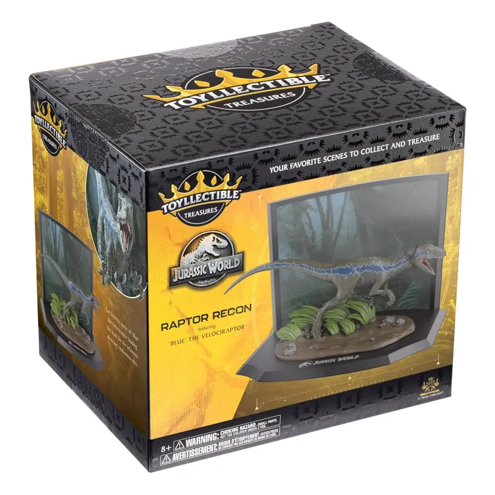 Jurassic Park Toyllectible Treasure Socha Velociraptor Blue Raptor Recon 8 cm produktová fotografia