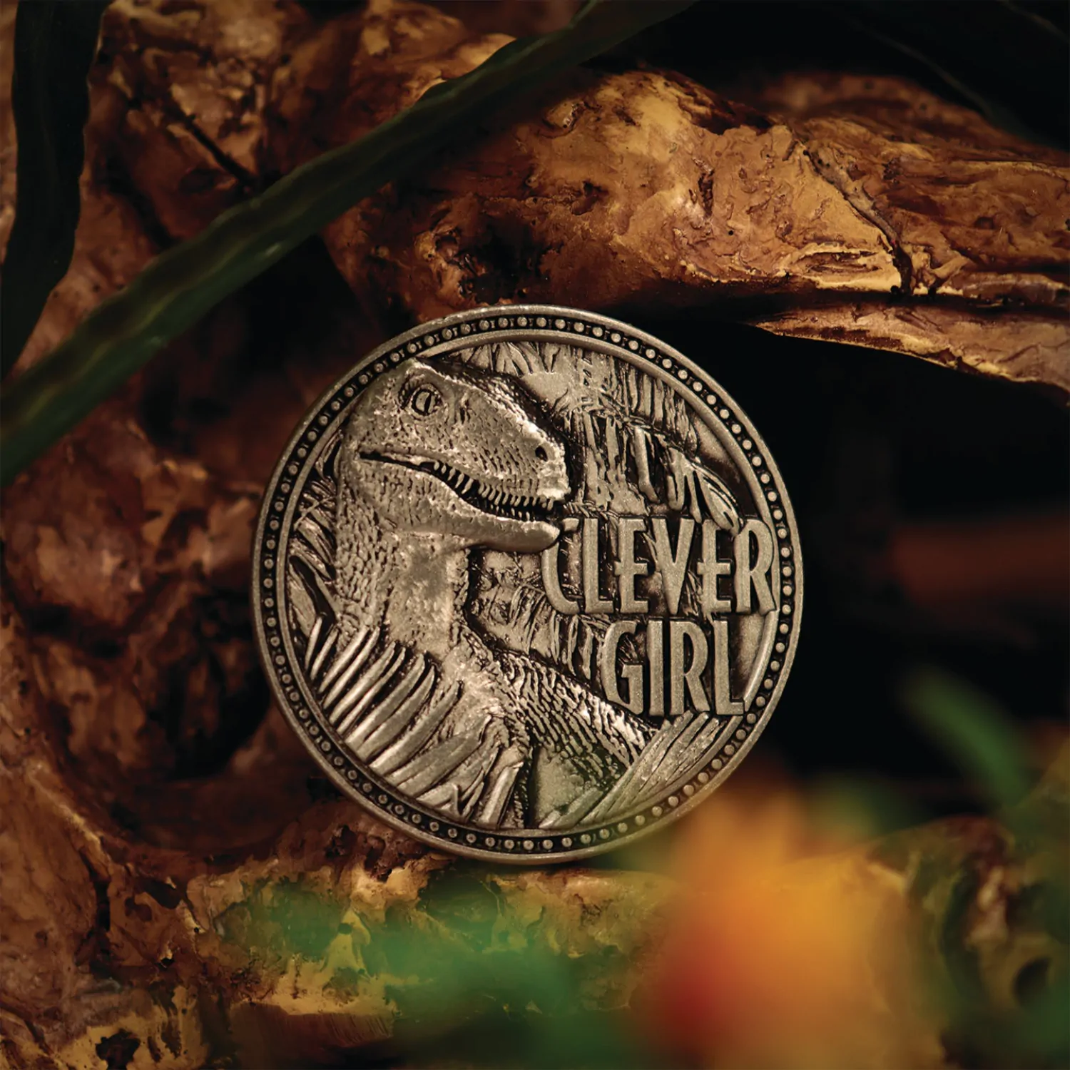 Jurassic Park Zberateľská minca Velociraptor Limited Edition produktová fotografia