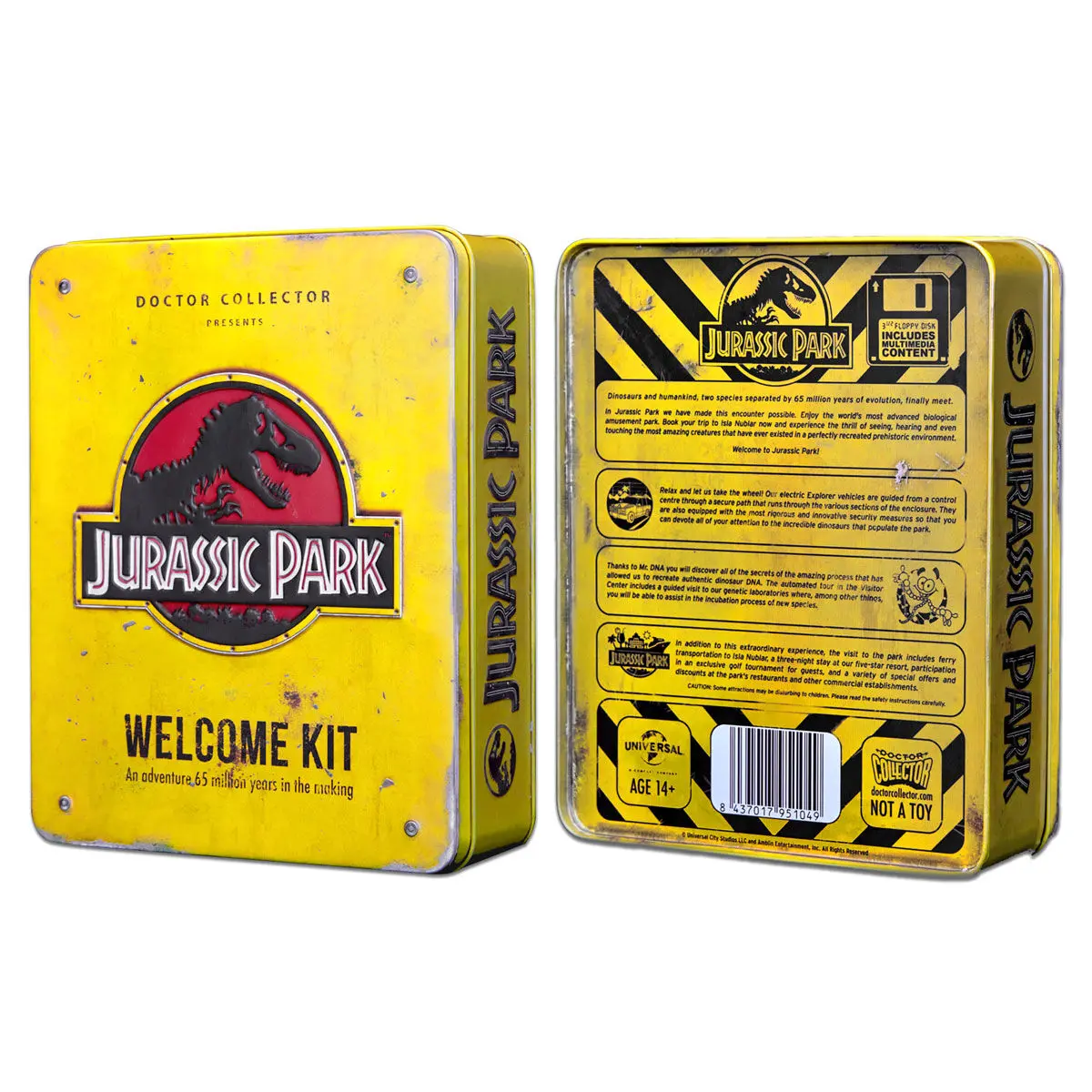 Jurassic Park Welcome Kit štandardná edícia produktová fotografia