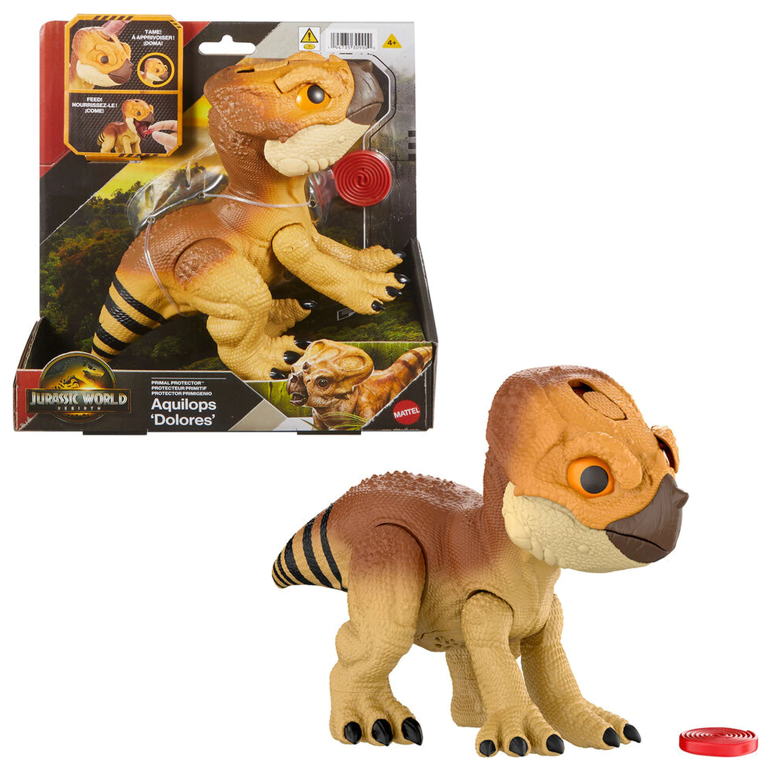 Jurassic World Aquilops interaktívny dinosaurus produktová fotografia