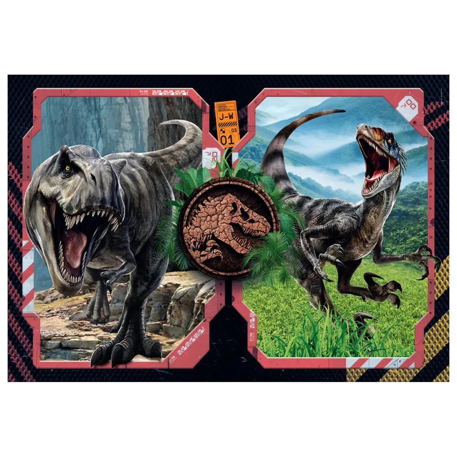 Jurassic World Danger Zone 2x60 dielikov puzzle produktová fotografia