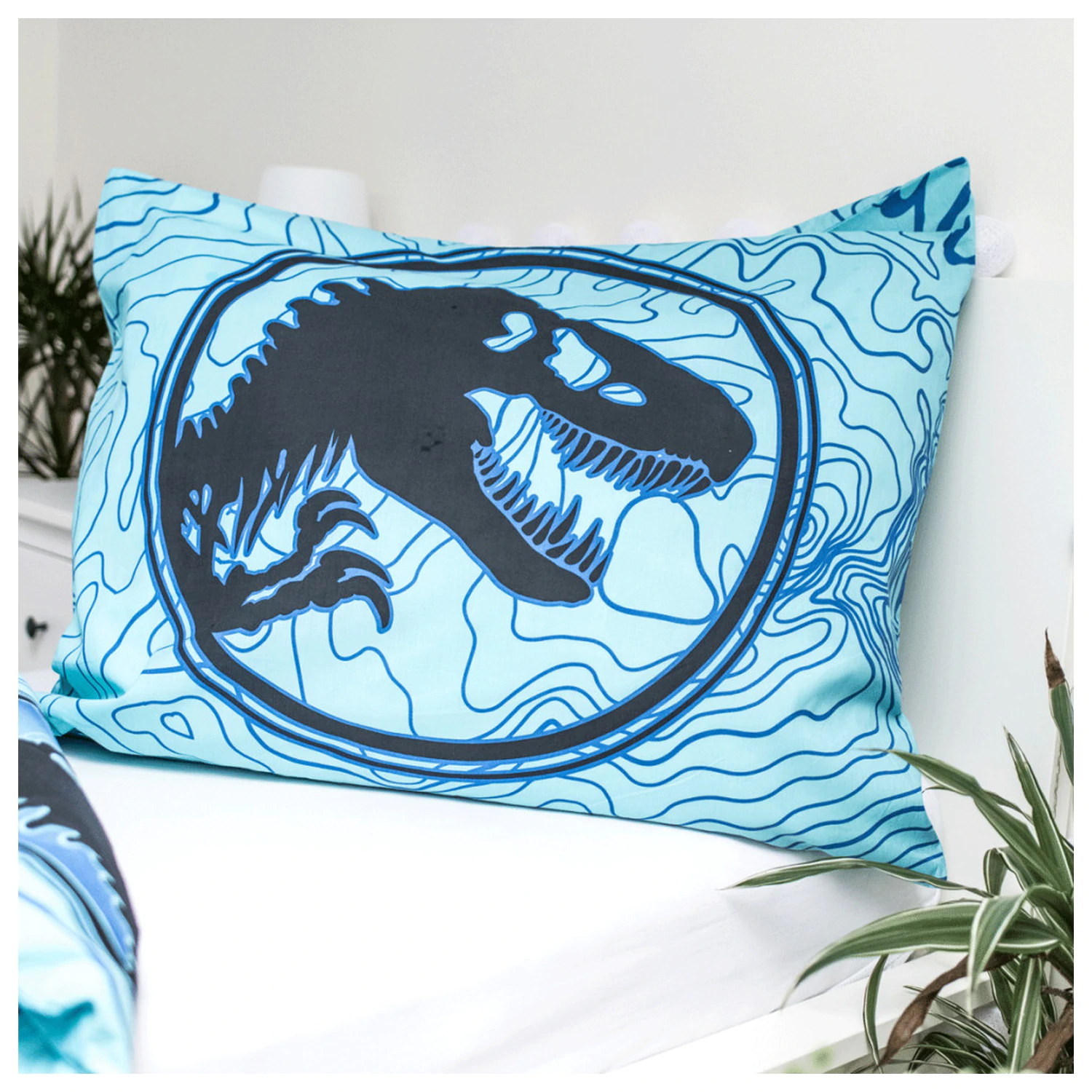 Jurassic World Dinosaur Tracker svietiaca v tme obliečka na perinu produktová fotografia