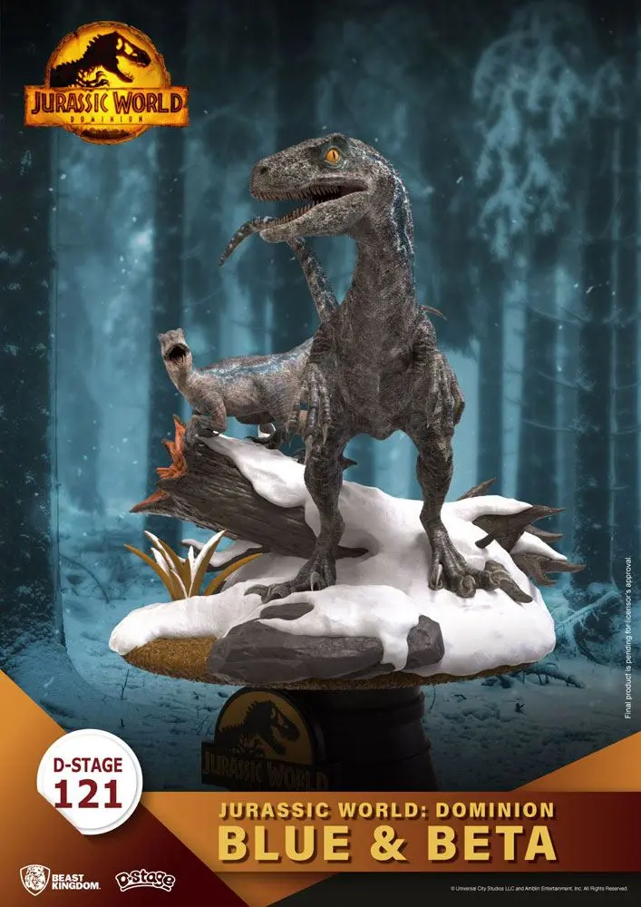 Jurassic World: Dominion D-Stage PVC Dioráma Blue & Beta 13 cm produktová fotografia