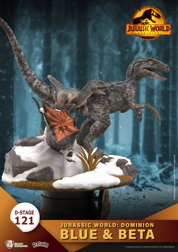 Jurassic World: Dominion D-Stage PVC Dioráma Blue & Beta 13 cm produktová fotografia
