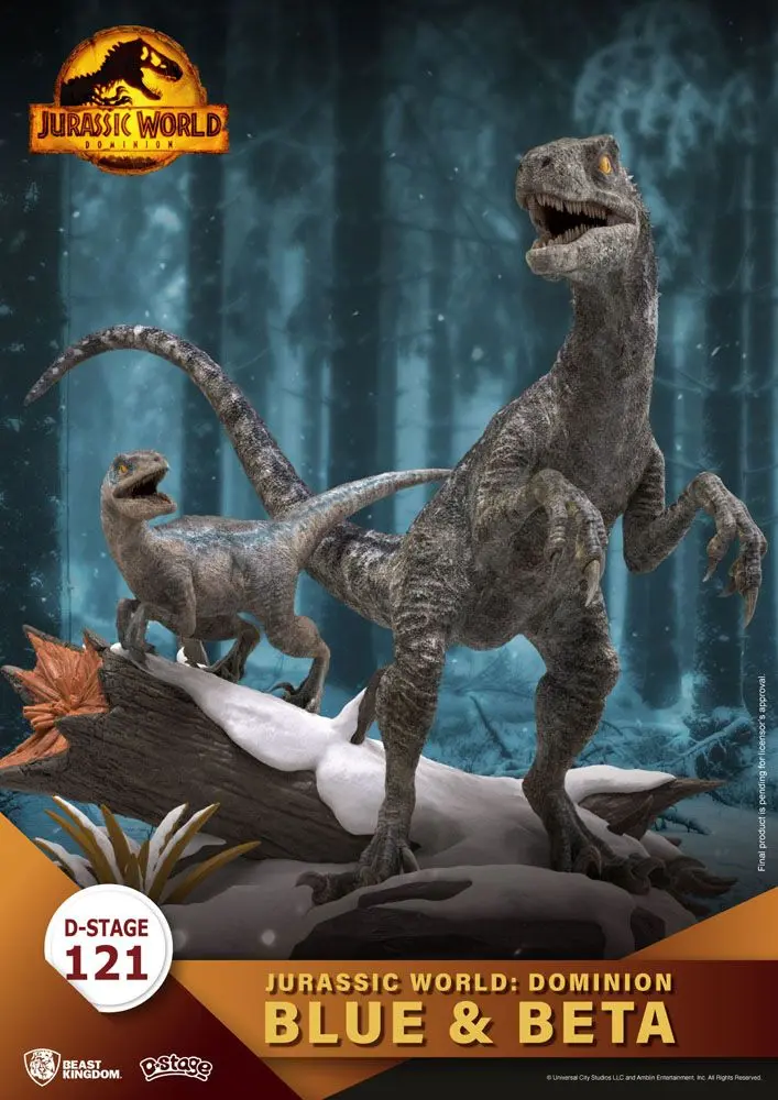 Jurassic World: Dominion D-Stage PVC Dioráma Blue & Beta 13 cm produktová fotografia