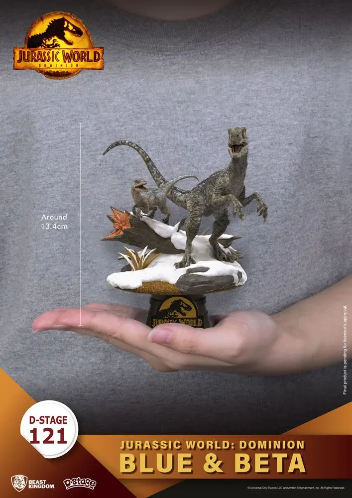 Jurassic World: Dominion D-Stage PVC Dioráma Blue & Beta 13 cm produktová fotografia