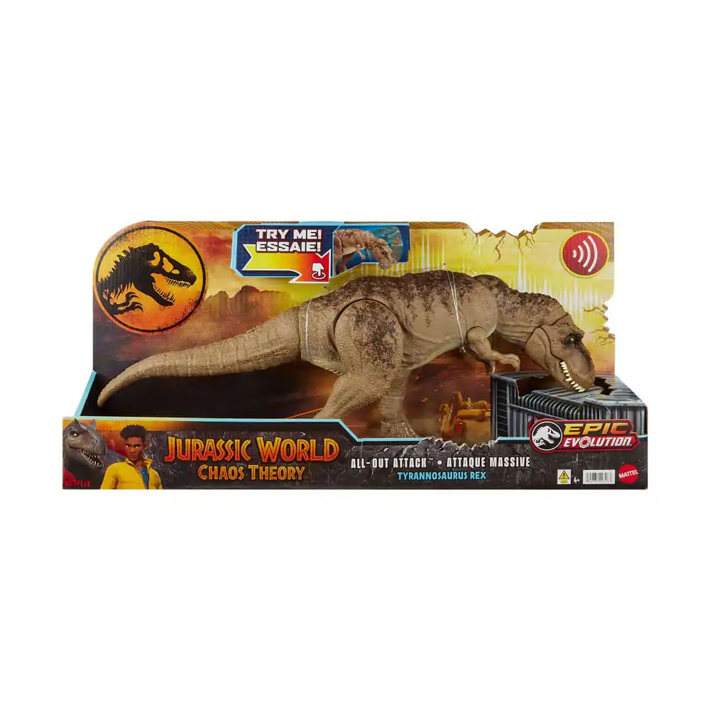 Jurassic World Epic Evolution akčná figúrka All-Out Attack Tyrannosaurus Rex produktová fotografia