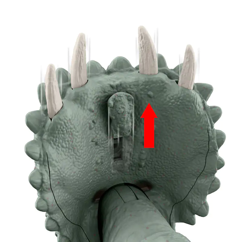 Jurassic World Epic Evolution Gigantic Trackers Triceratops figúrka 17 cm produktová fotografia
