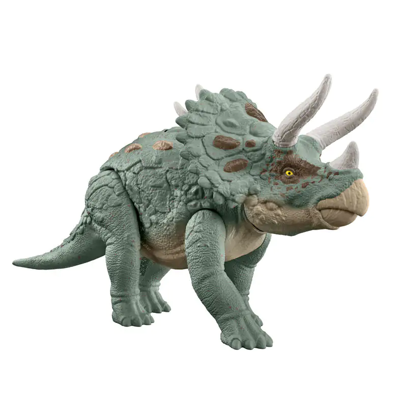Jurassic World Epic Evolution Gigantic Trackers Triceratops figúrka 17 cm produktová fotografia