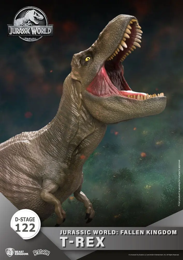 Jurassic World: Fallen Kingdom D-Stage PVC Dioráma T-Rex 13 cm produktová fotografia