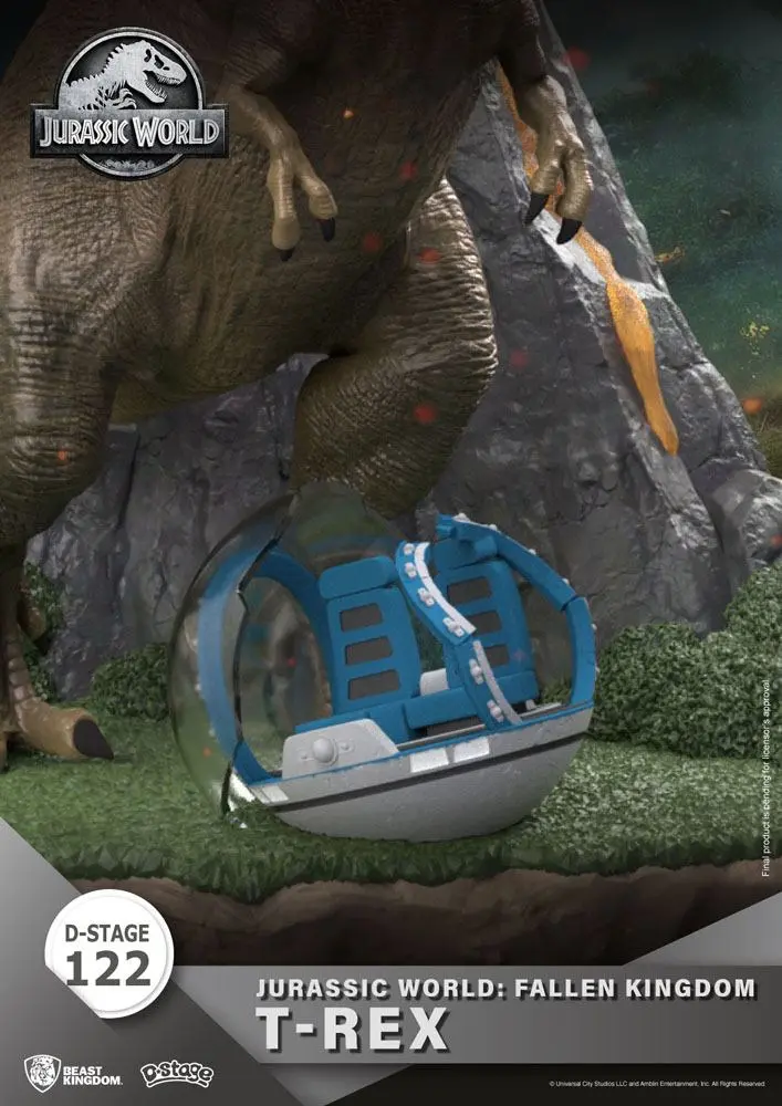 Jurassic World: Fallen Kingdom D-Stage PVC Dioráma T-Rex 13 cm produktová fotografia