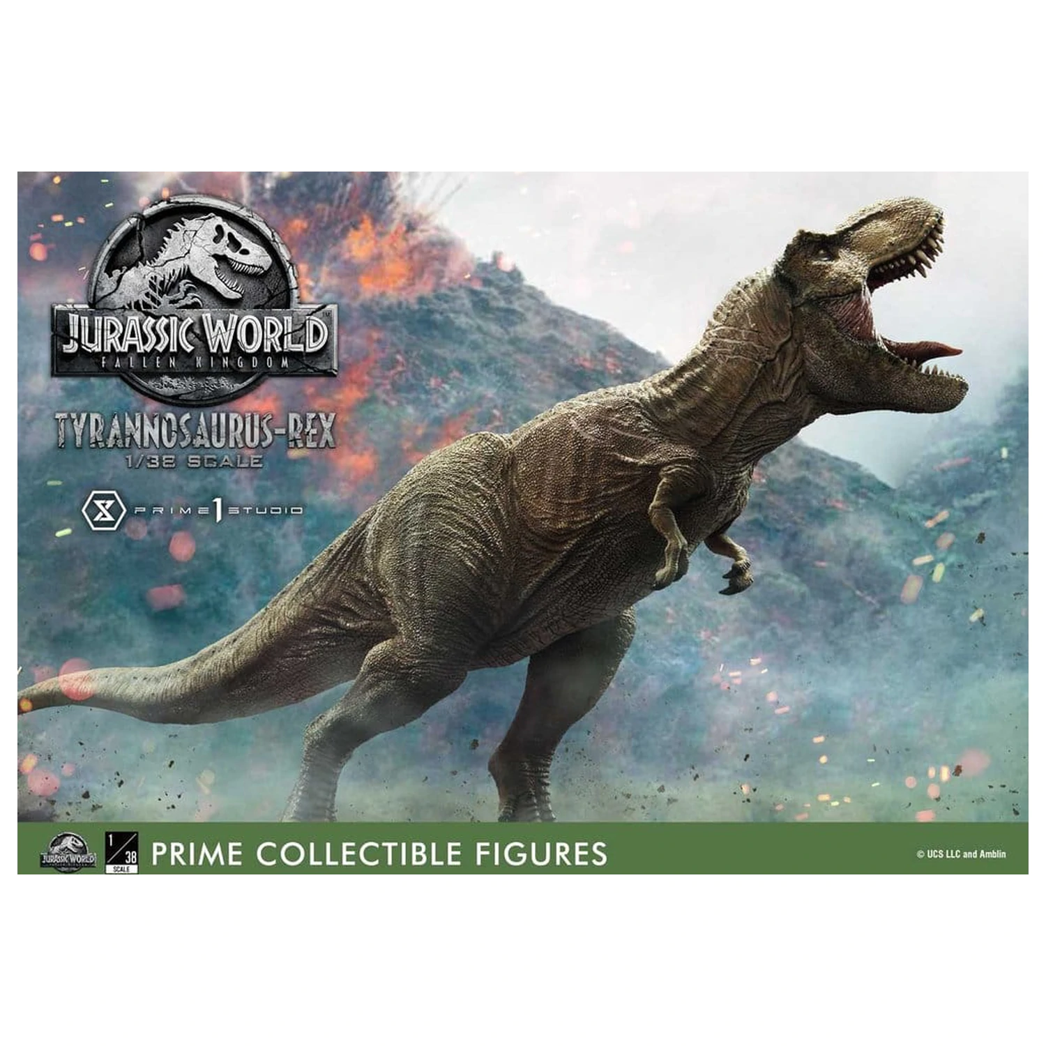 Jurassic World: Fallen Kingdom (Film) Prime Collectible Figures Socha 1/38 Tyrannosaurus Rex 23 cm produktová fotografia