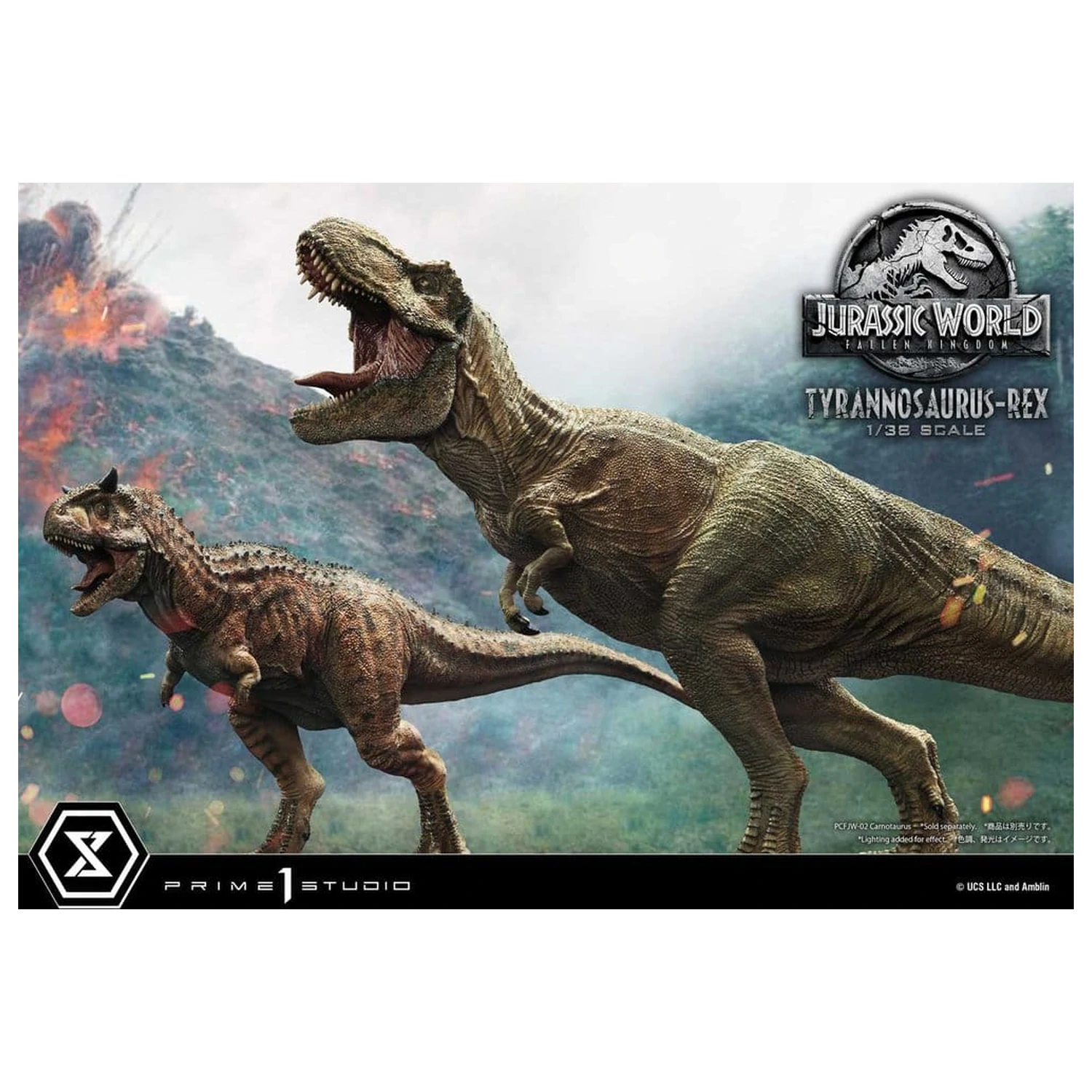 Jurassic World: Fallen Kingdom (Film) Prime Collectible Figures Socha 1/38 Tyrannosaurus Rex 23 cm produktová fotografia