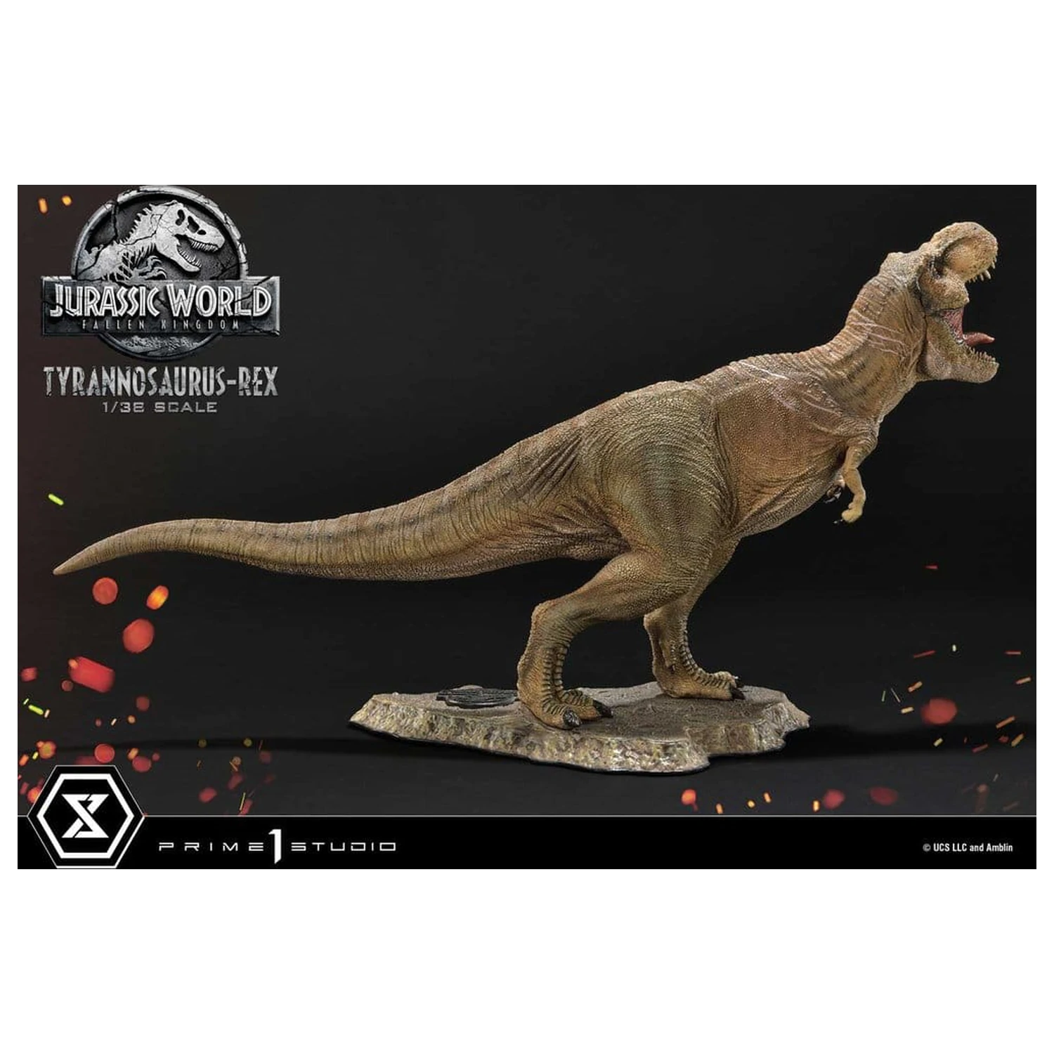 Jurassic World: Fallen Kingdom (Film) Prime Collectible Figures Socha 1/38 Tyrannosaurus Rex 23 cm produktová fotografia