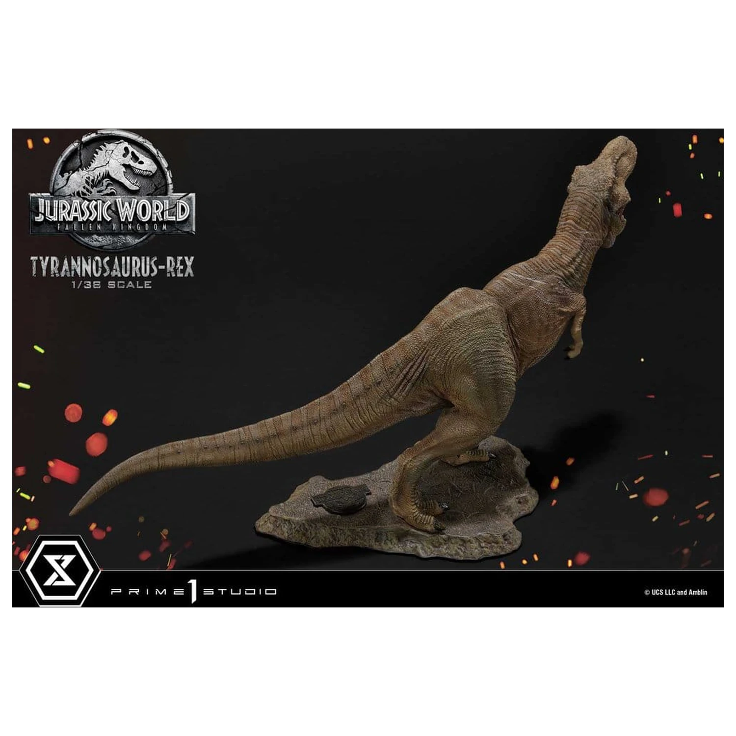Jurassic World: Fallen Kingdom (Film) Prime Collectible Figures Socha 1/38 Tyrannosaurus Rex 23 cm produktová fotografia
